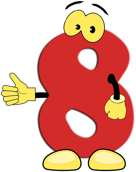 Math Cartoon Images 14, Buy Clip Art - Ósemka Obrazek - Png Download (480x720), Png Download