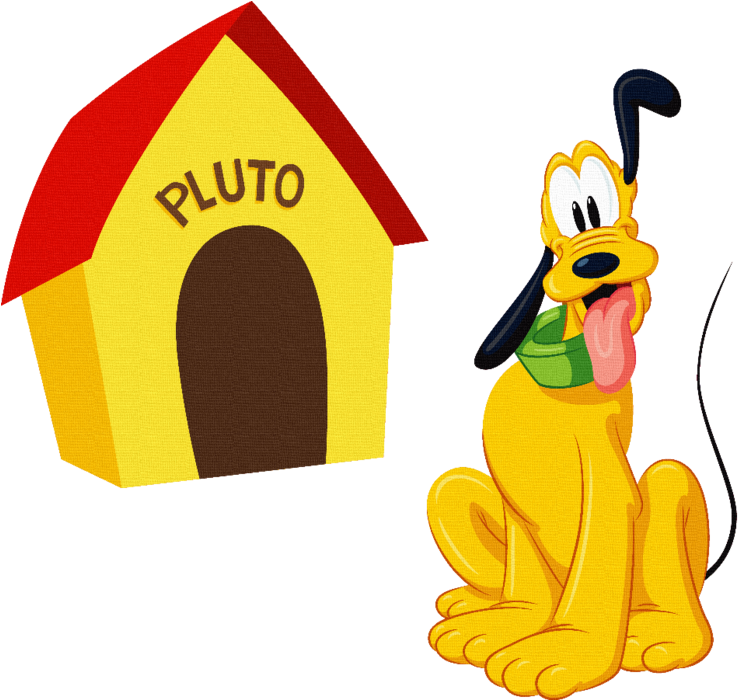 Pluto Cartone Animato - Pluto Disney Clipart (757x699), Png Download