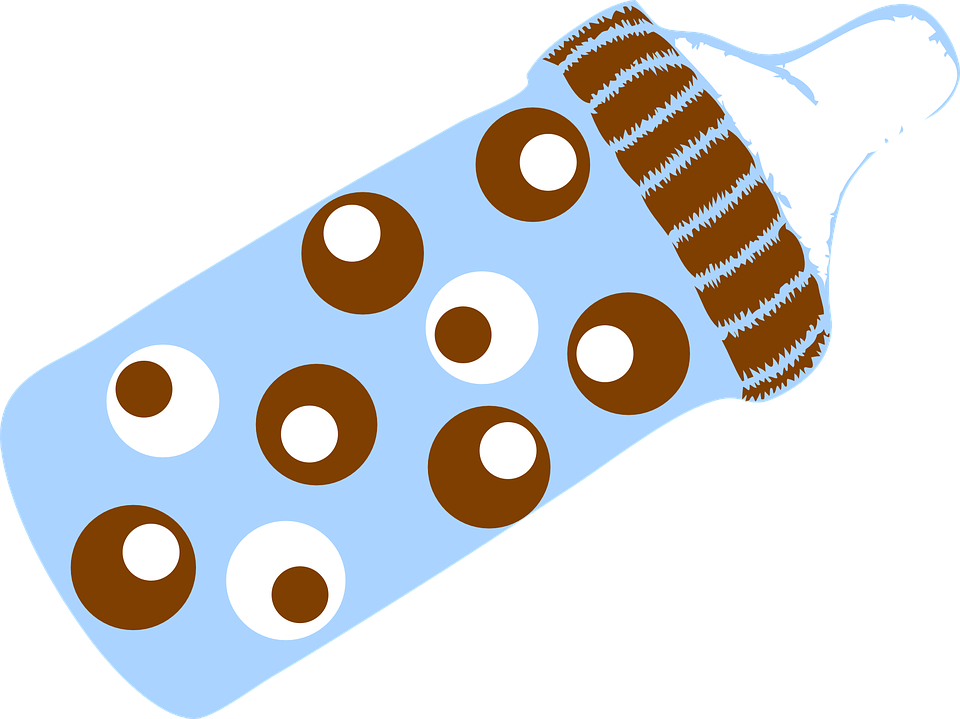 Baby Bottle Clip Art 5, Buy Clip Art - Pink Baby Bottle Clip Art - Png Download (960x719), Png Download