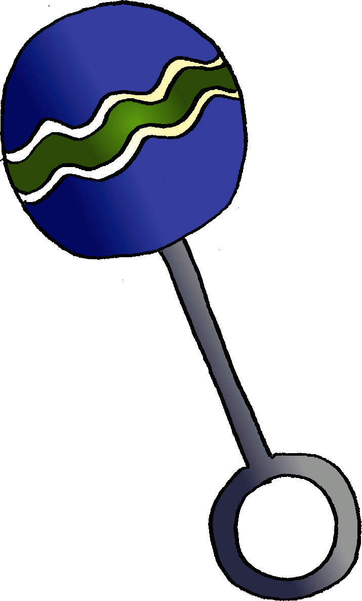 Download Rattle Clipart Clip Art Openclipart Baby Rattle - Rattle Clipart - Png Download (715x1187), Png Download