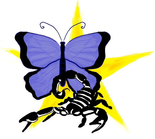 Butterfly Clipart (641x567), Png Download