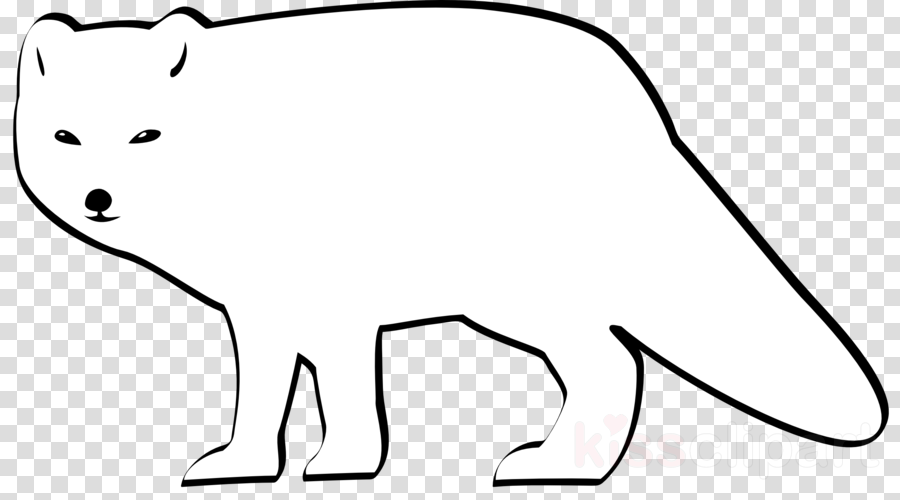 Arctic Fox Black And White Clipart Arctic Fox Clip - Black Cowboy Hat Png Transparent Png (900x500), Png Download