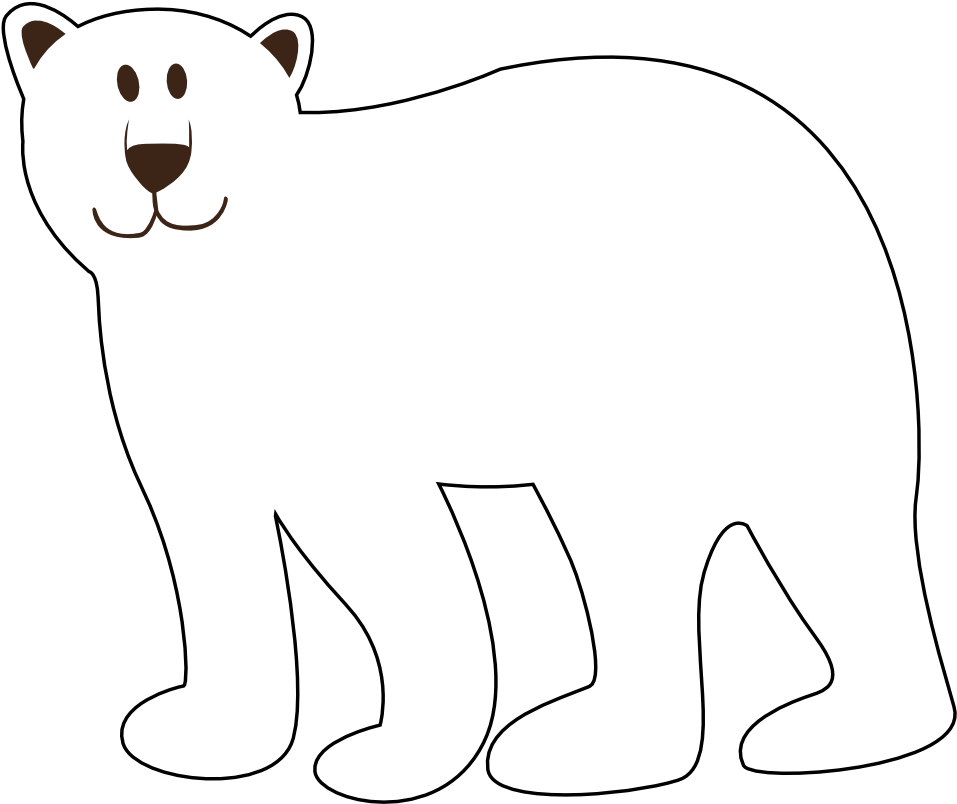 Pin Polar Bear Silhouette Clip Art - Polar Bear Clip Art - Png Download (800x800), Png Download