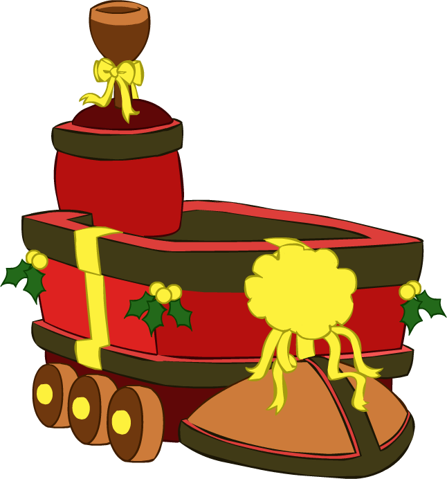 The Holiday Express - Wiki Clipart (646x692), Png Download