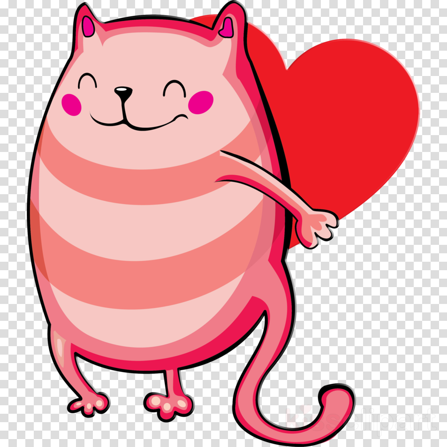 Download Валентинка Пнг Clipart Cat Clip Art Cat Drawing - Hoffman Lake Mesh Cap - Png Download (900x900), Png Download