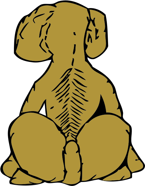 Dogs Clip Art Free Back - Png Download (560x720), Png Download