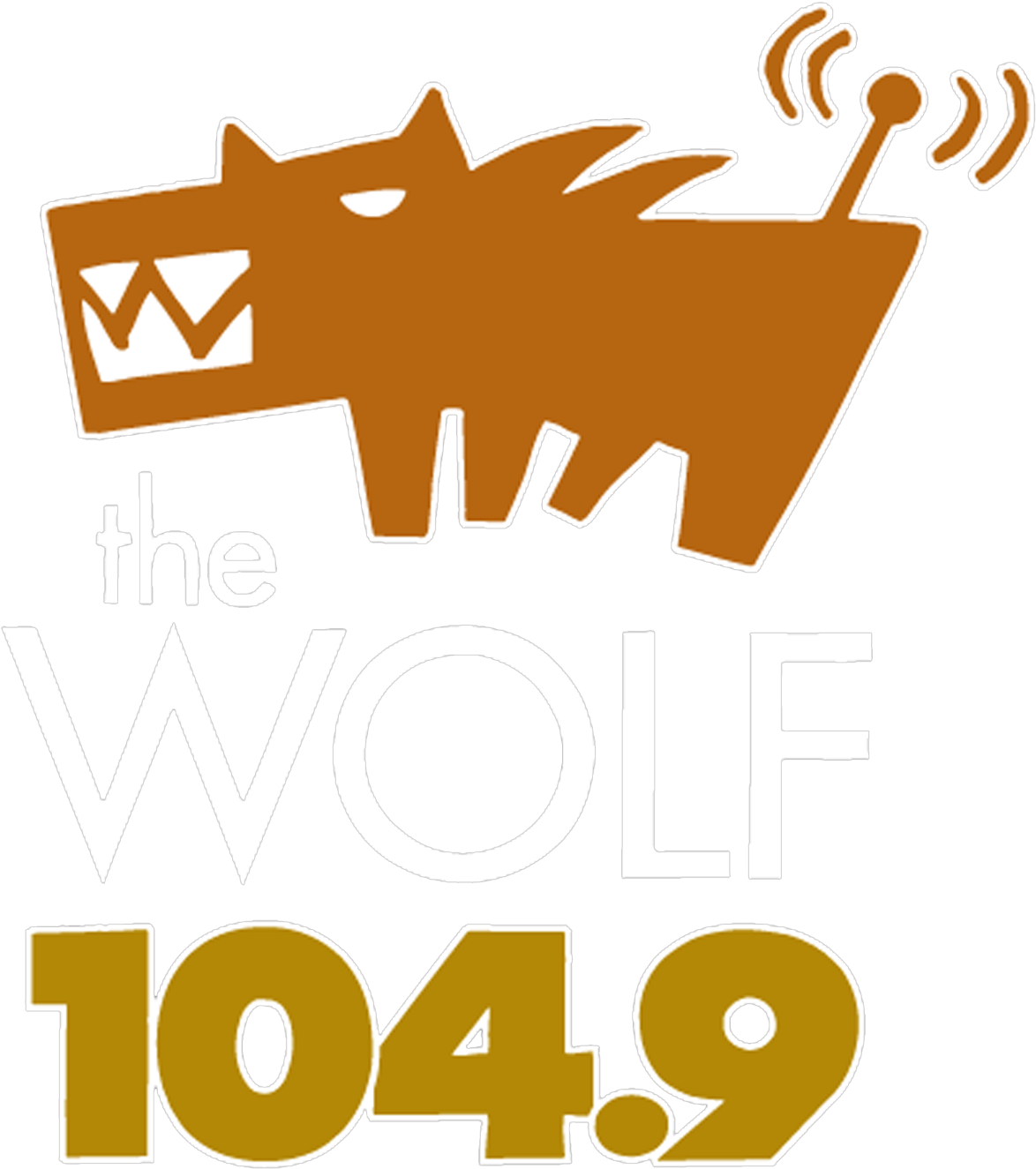 104.9 The Wolf Clipart (1500x1500), Png Download