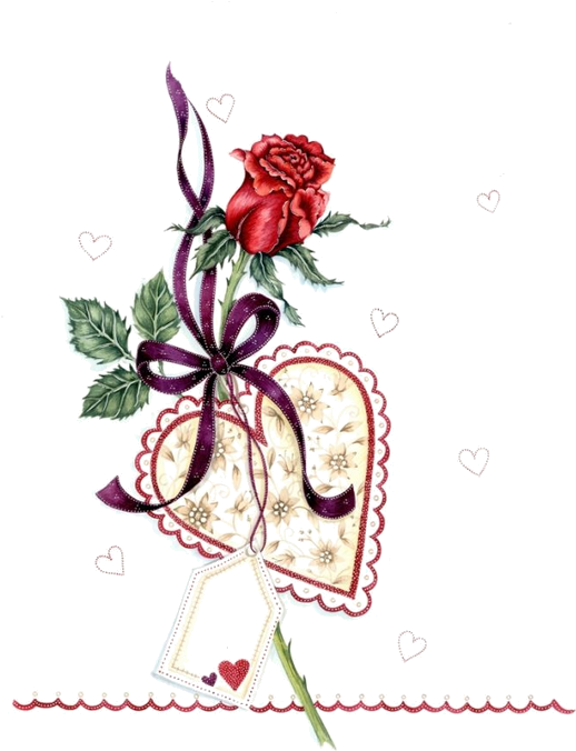 Decoupage - Flower Clipart (547x713), Png Download