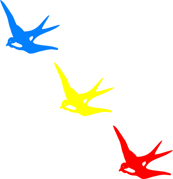 Swallows Clip Art - Png Download (576x596), Png Download