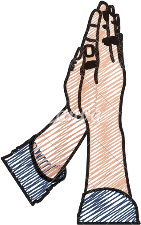 Cartoon Praying Hatenylo Com Icons Canva School - Drawing Clipart (1024x1024), Png Download