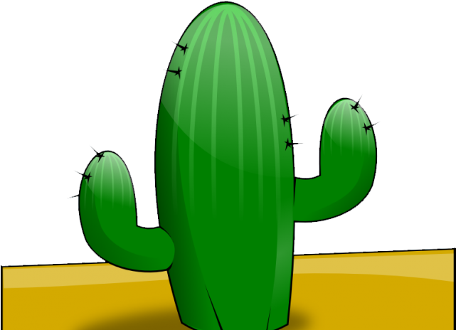 Cactus Clipart Desert - Clip Art - Png Download (640x480), Png Download