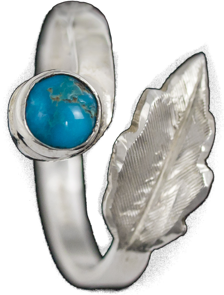 Vogt Silversmiths Collections Feather Sterling Ring - Ring Clipart (1024x1024), Png Download