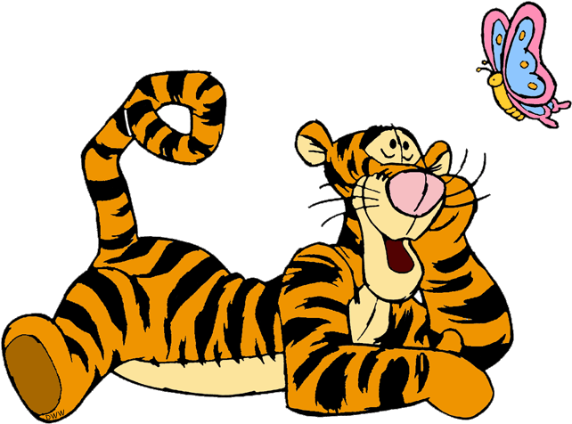 Animated Tigger Clipart Tigger Winnie The Pooh Animated - Tigre De Walt Disney - Png Download (650x494), Png Download