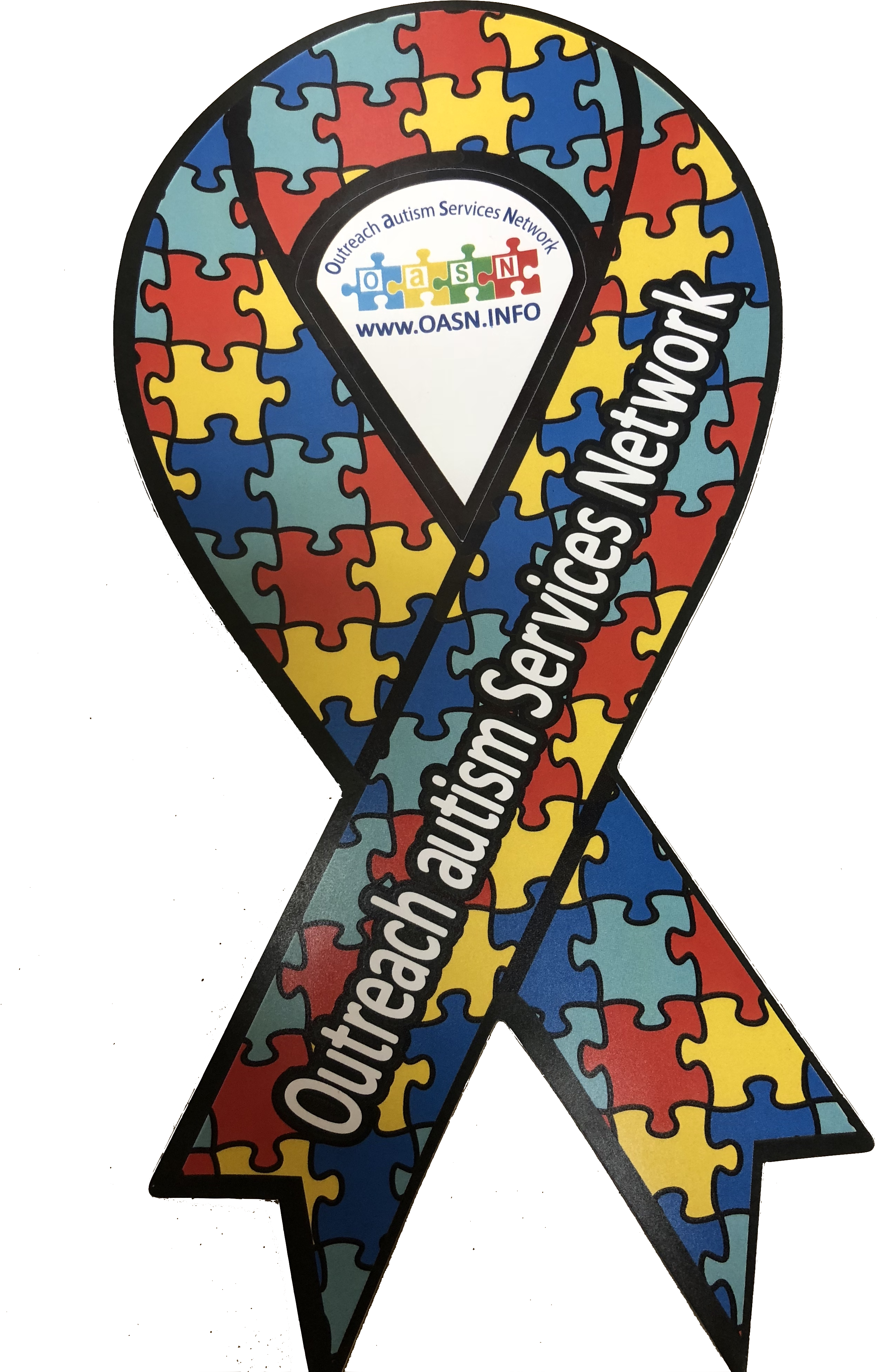 Autism Ribbon Magnets - Awareness Ribbon Clipart (3024x4032), Png Download
