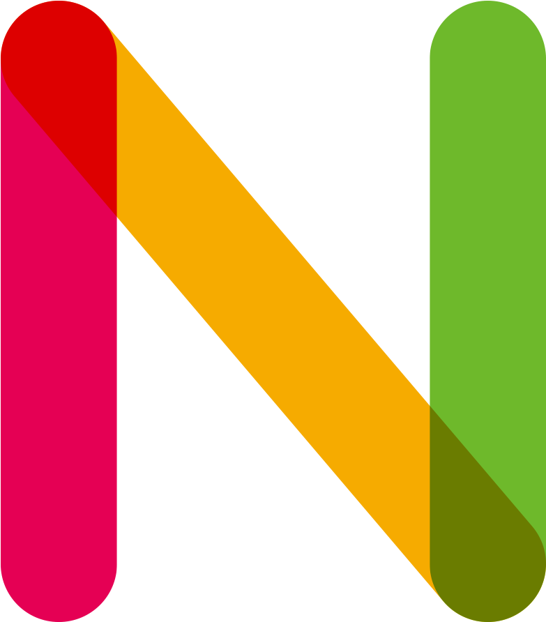 Clip Art Spanish Marketing English Chinese - N Colored Png Letter Transparent Png (1000x1000), Png Download