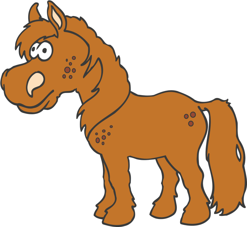 Pony Clipart Mustang Foal Stallion - Mane - Png Download (800x800), Png Download