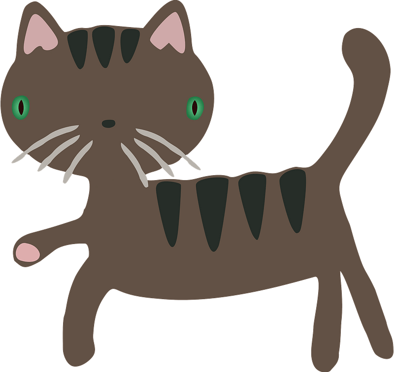 Free Clipart Cute Cat - Png Download (759x720), Png Download
