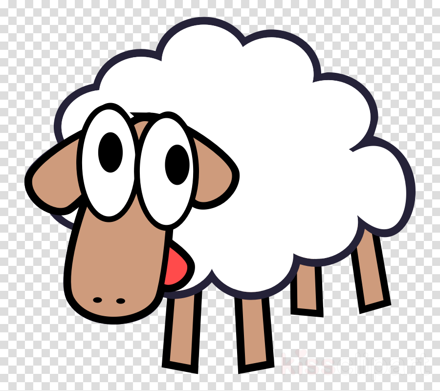 Download Sheep Clip Art Png Clipart Sheep Fainting - Herd Of Sheep Cartoon Transparent Png (900x800), Png Download