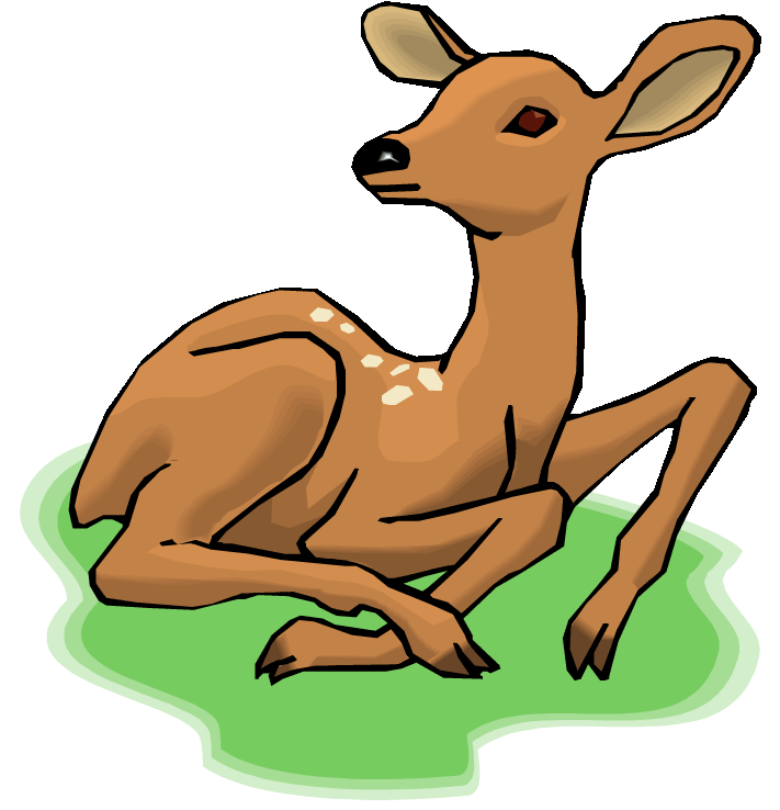 Download Free Clip Art Deer Clipart Deer Clip Art Deer - Near And Dear Christmas Wishes Card - Png Download (750x744), Png Download