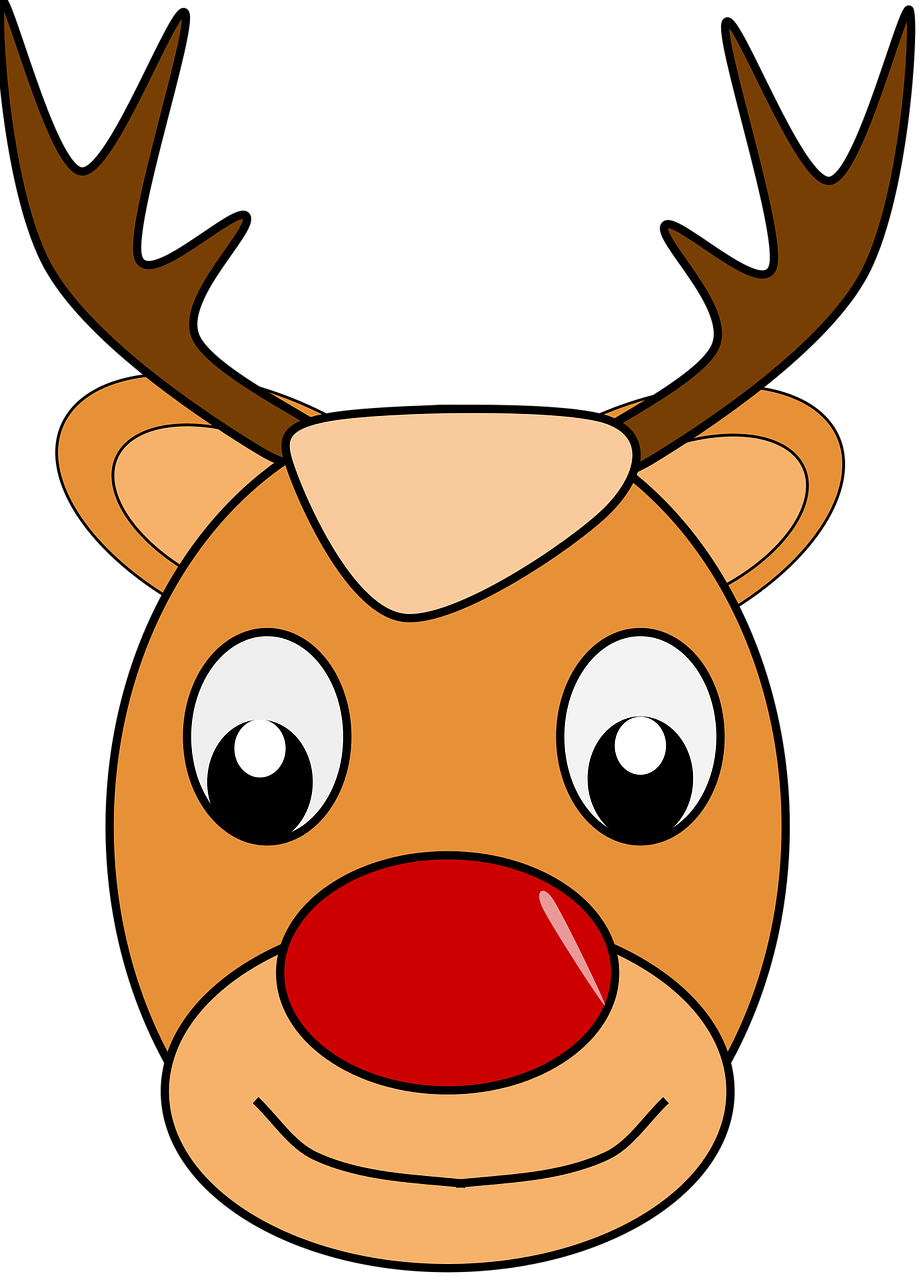 Santa And Reindeer Clipart 23, Buy Clip Art - กวาง การ์ตูน Png Transparent Png (519x720), Png Download