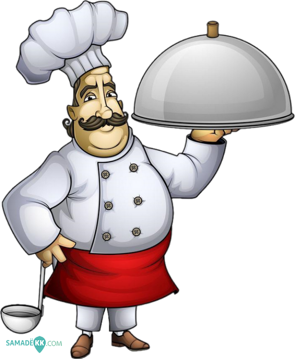 Cantine D'entreprise Recherche Cuisinier Serveur (se) - Cook Cartoon Clipart (600x730), Png Download