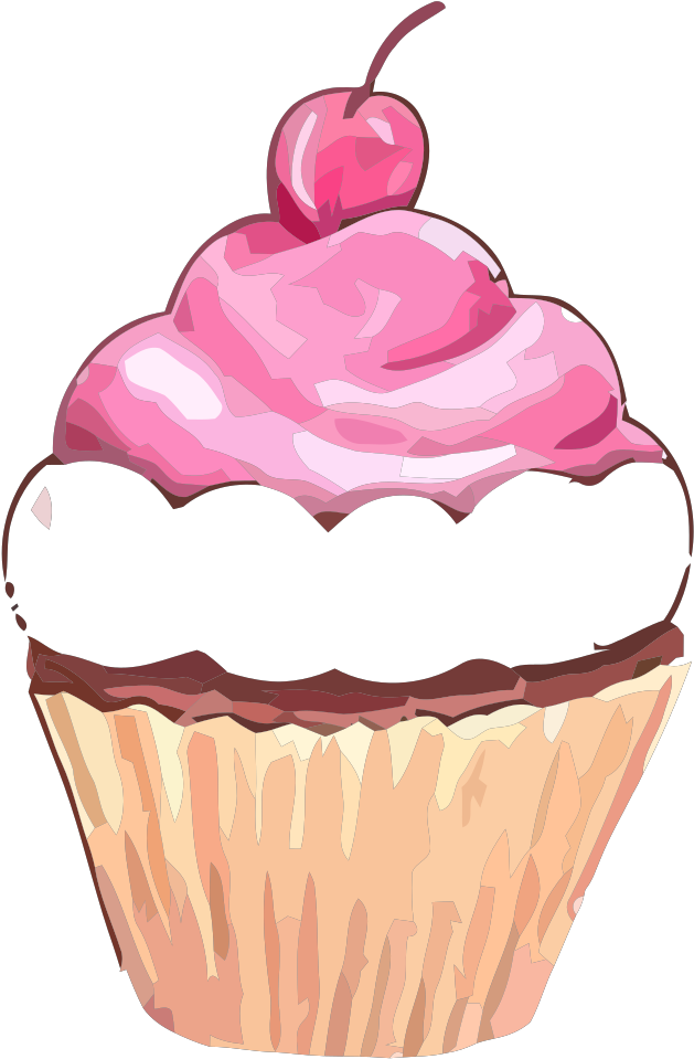 Cupcake Clipart - Png Download (838x1280), Png Download