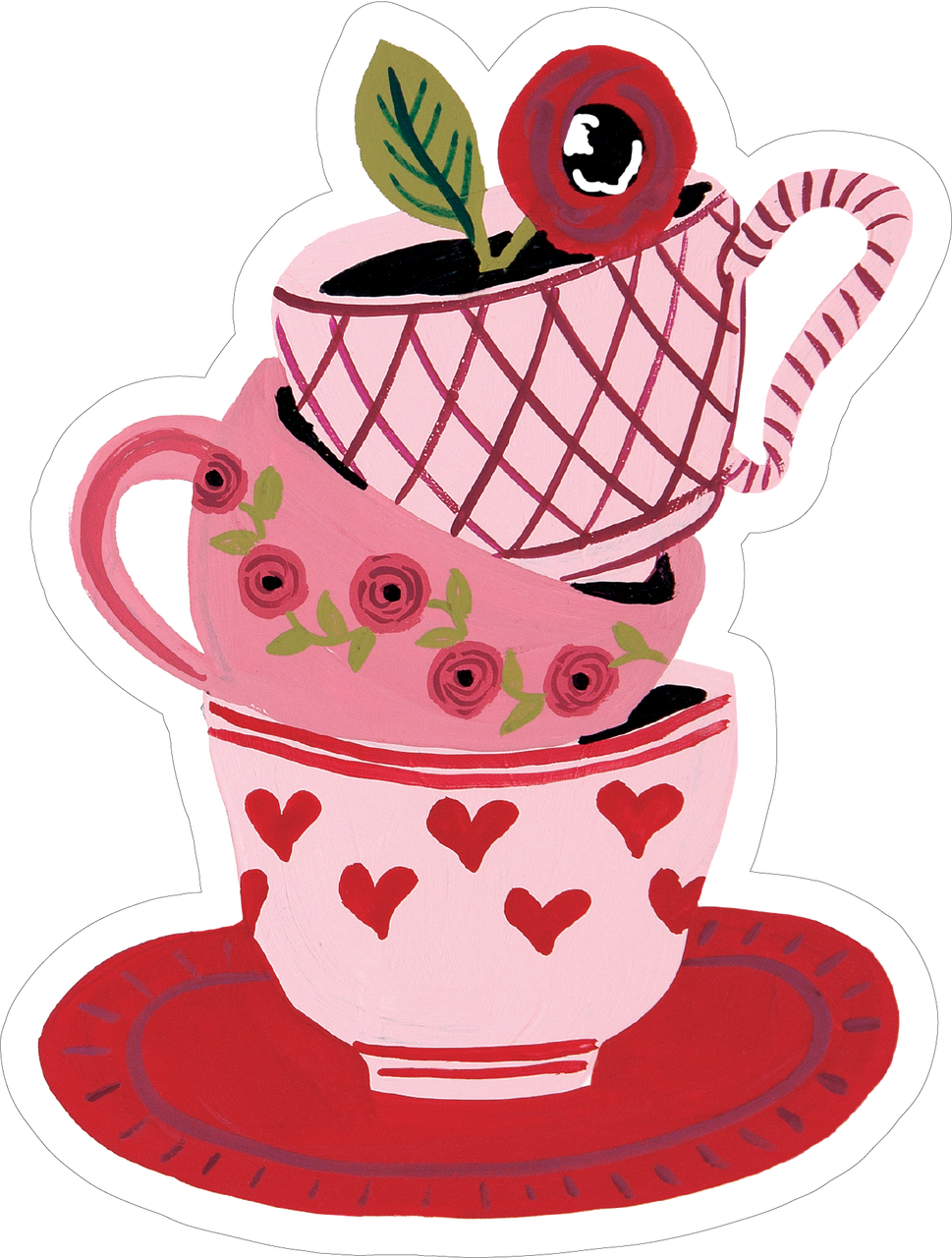 Image - Teacup Clipart (969x1280), Png Download