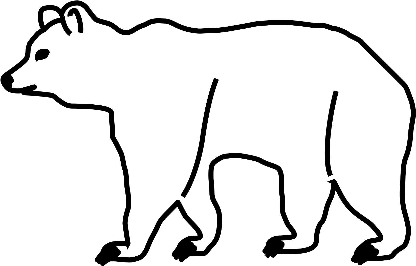 Рисунок Животных Clipart (2000x2000), Png Download