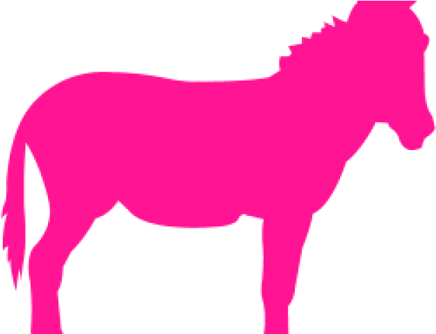 Red Donkey Clipart (640x480), Png Download