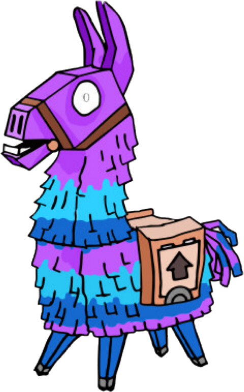 Dibujos De Fortnite De La Llama Clipart (480x770), Png Download