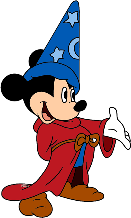 Disney Fantasia Clipart Mickey Mouse Fantasia Sorcerer's - Mickey Mouse Sorcerer's Apprentice Form - Png Download (450x750), Png Download