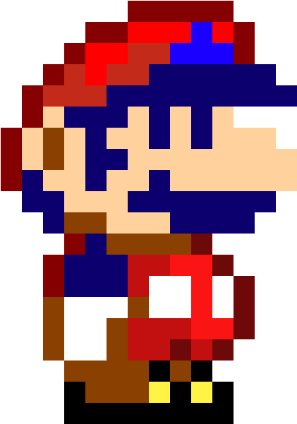 Mario World Mario Sprite Clipart (580x710), Png Download