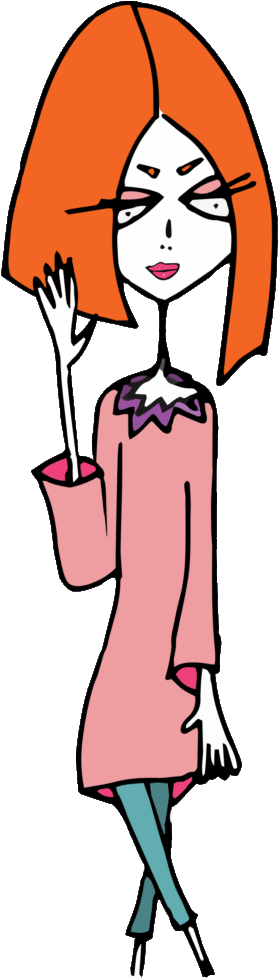 Energy Pool Girl Gif Typegoodies Me - Animation Girl Clipart Gif - Png Download (408x1024), Png Download