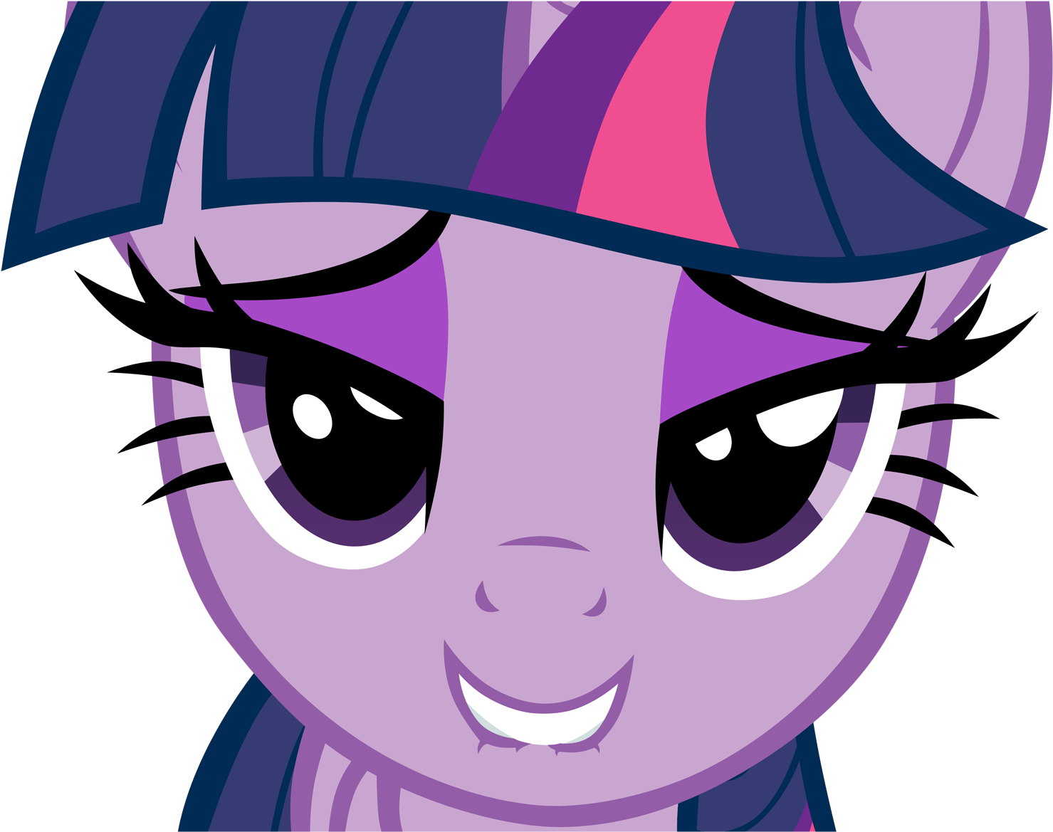Which Pony Looks Best When They Bite Their Lip Show - Twilight Sparkle Love Face Clipart (2000x1250), Png Download