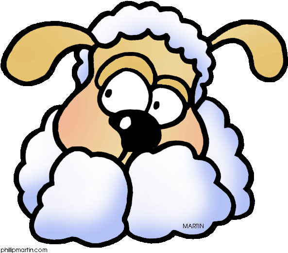 Sheep - Phillip Martin Sheep Clipart - Png Download (648x587), Png Download