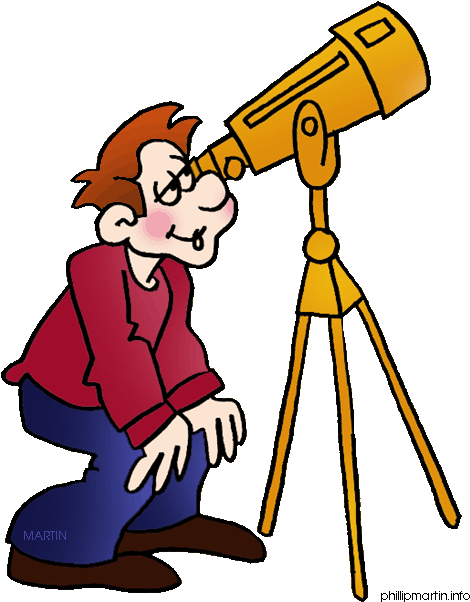Vector Freeuse Download Image Of Clipart Clip - Astronomer Clipart