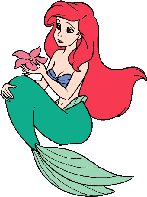 Little Mermaid 2 Characters Coloring Pages - Little Mermaid Ariel Clipart - Png Download (500x670), Png Download