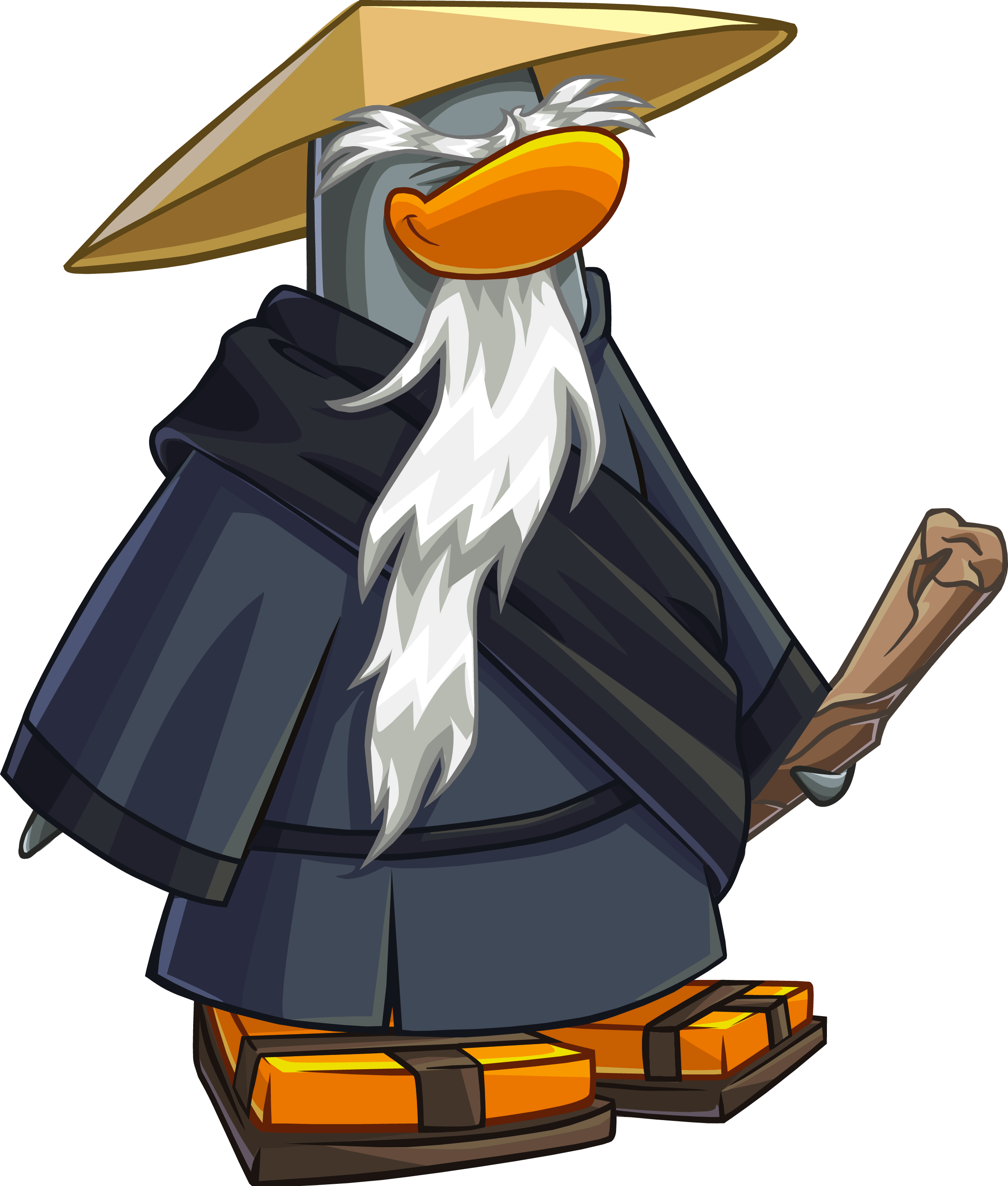 Sensei - Sensei Club Penguin Island Clipart (2338x2751), Png Download