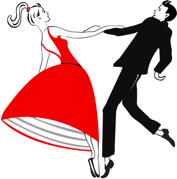 Dance Couples Silhouettes - Приглашение На Выпускной Школа Скрапбукинг Clipart (600x607), Png Download