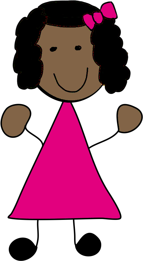 Palitos * Stick Kids - Gif De Muñequita De Palo Preescolar Clipart (724x960), Png Download