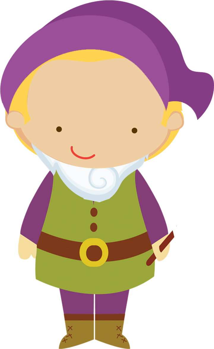 Iiklesp4echac - Branca De Neve E Os 7 Anoes Cute Png Clipart (945x1272), Png Download