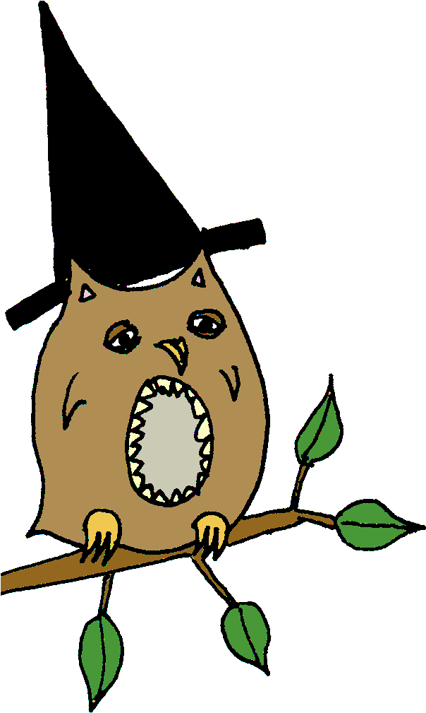 Cat Clipart Owl - Cute Halloween Cat Drawings - Png Download (620x1070), Png Download