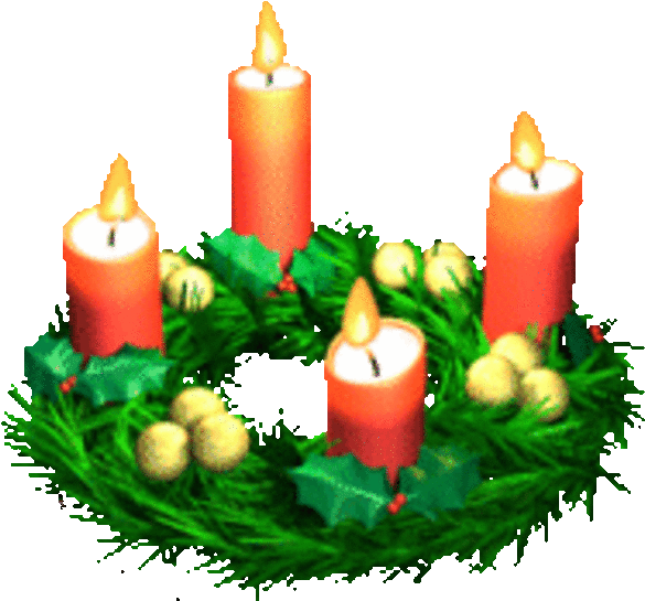 Adviento Gif Clipart Advent Clip Art - Advent Candle Animated Gif - Png Download (600x569), Png Download