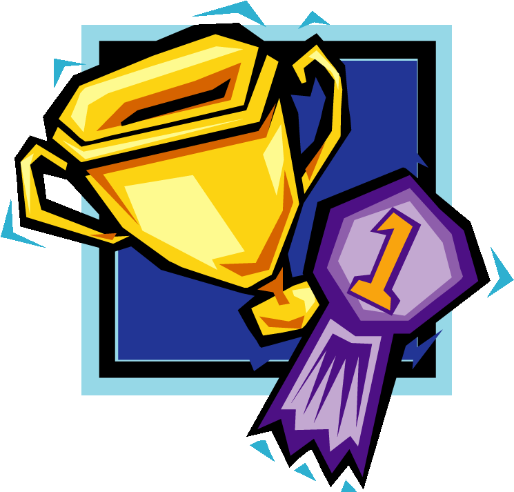 General Artwork Trophy Trophies Crests Cup Clipart - Medal And Trophy Clipart - Png Download (750x723), Png Download