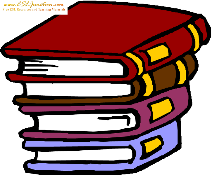 Classroom Objects Clipart - Cartoon Books - Png Download (725x600), Png Download