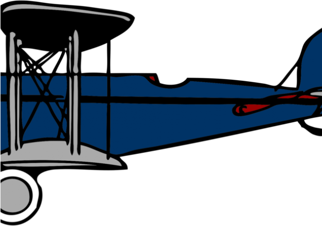 Aircraft Clipart Vintage Airplane - Old Plane Side View - Png Download (640x480), Png Download