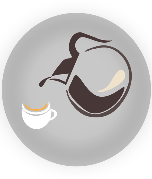 Coffee Cup Cafe Espresso - Coffee Clipart (530x750), Png Download