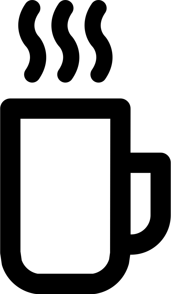 Hot Coffee Cup Comments - Tea Clipart (570x980), Png Download