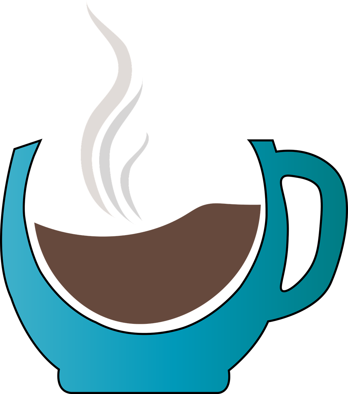 Coffee, Coffee, Cup, Hot, Beverage, Aroma - Coffee Cup Clipart (1133x1280), Png Download