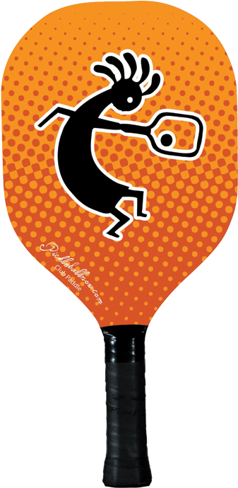 Pickleball Now Club - Pickleball Now Club Paddle, Orange Dot By Pickleball Clipart (700x700), Png Download